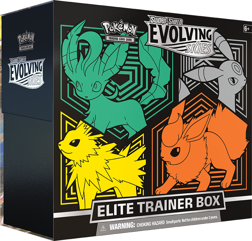 Sword & Shield: Evolving Skies - Elite Trainer Box (Flareon/Jolteon/Umbreon/Leafeon) | I Want That Stuff Brandon