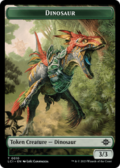 Gnome // Dinosaur (0010) Double-Sided Token [The Lost Caverns of Ixalan Tokens] | I Want That Stuff Brandon