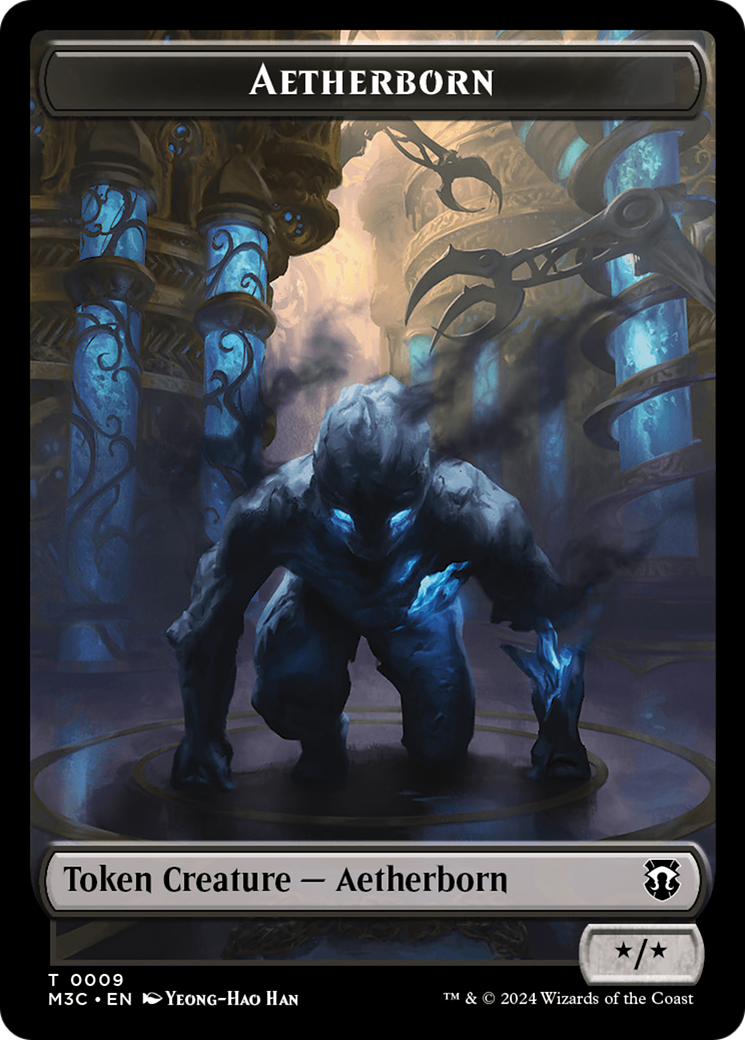 Aetherborn // Thopter Double-Sided Token [Modern Horizons 3 Commander Tokens] | I Want That Stuff Brandon