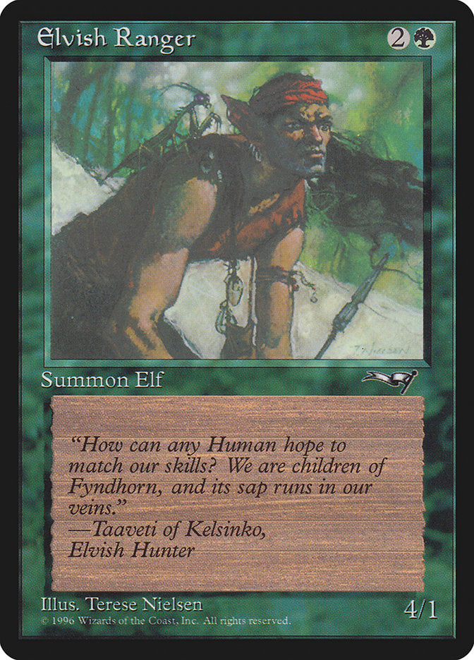 Elvish Ranger (Insect on Back) [Alliances] | I Want That Stuff Brandon