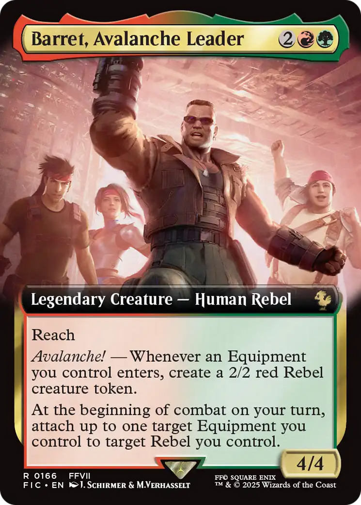 Barret, Avalanche Leader (Extended Art) [FINAL FANTASY Commander] | I Want That Stuff Brandon