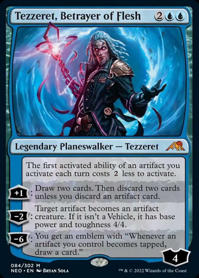 Tezzeret, Betrayer of Flesh [Kamigawa: Neon Dynasty] | I Want That Stuff Brandon