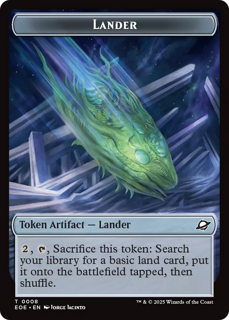 Beast (0006) // Lander Double-Sided Token [Edge of Eternities Tokens] | I Want That Stuff Brandon