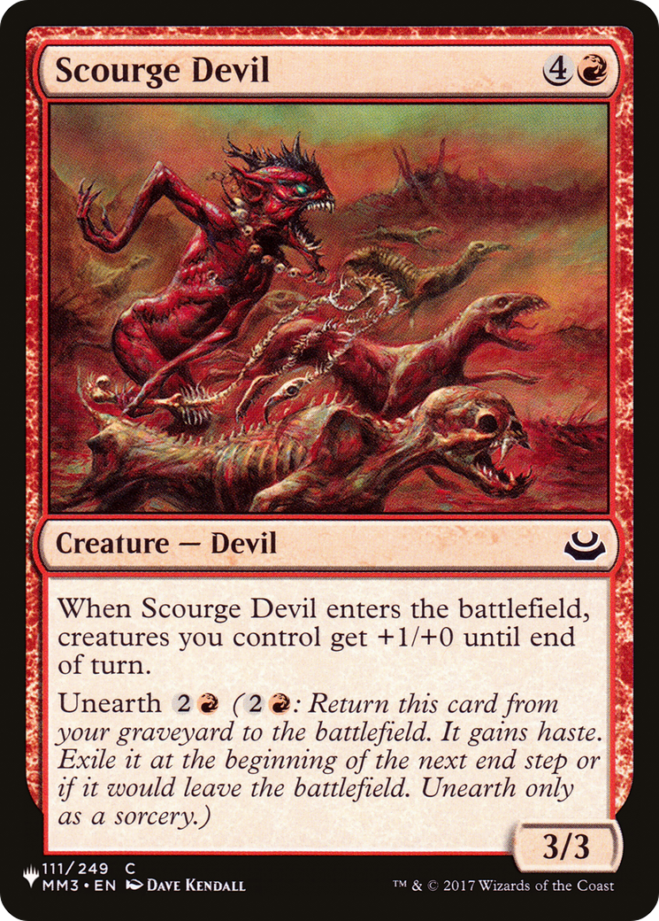 Scourge Devil [The List Reprints] | I Want That Stuff Brandon