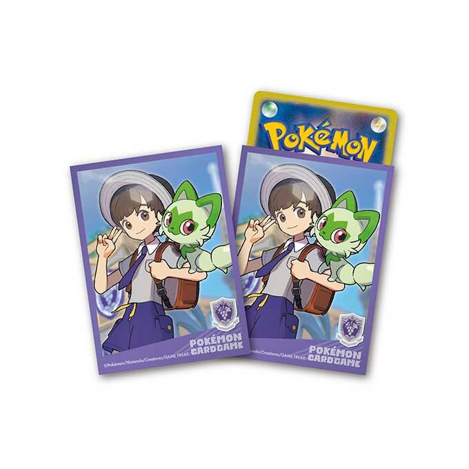 Card Sleeves - Pokemon Trainers Haruto & Sprigatito (64-Pack) (Pokemon Center Japan Exclusive) | I Want That Stuff Brandon