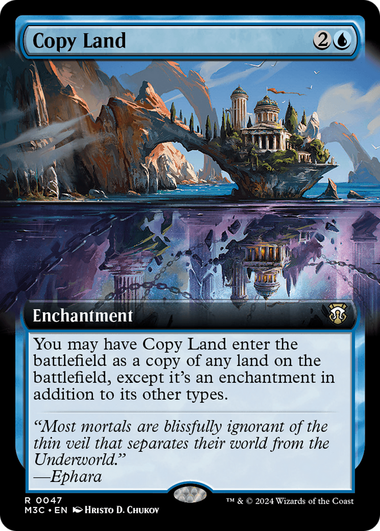 Copy Land (Extended Art) [Modern Horizons 3 Commander] | I Want That Stuff Brandon