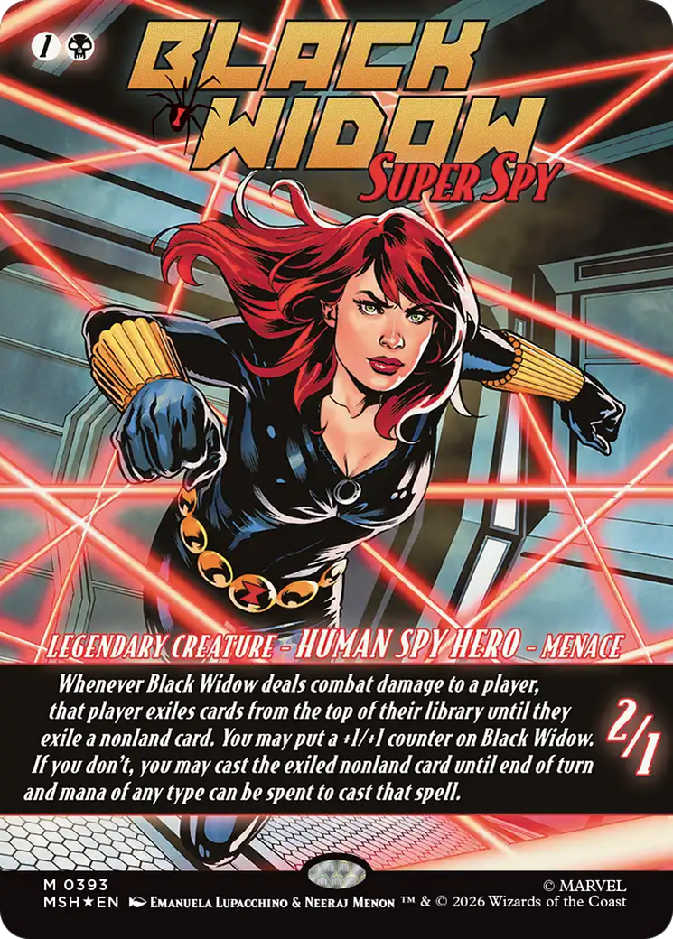Black Widow, Super Spy (Borderless) (0393) [Marvel Super Heroes] | I Want That Stuff Brandon