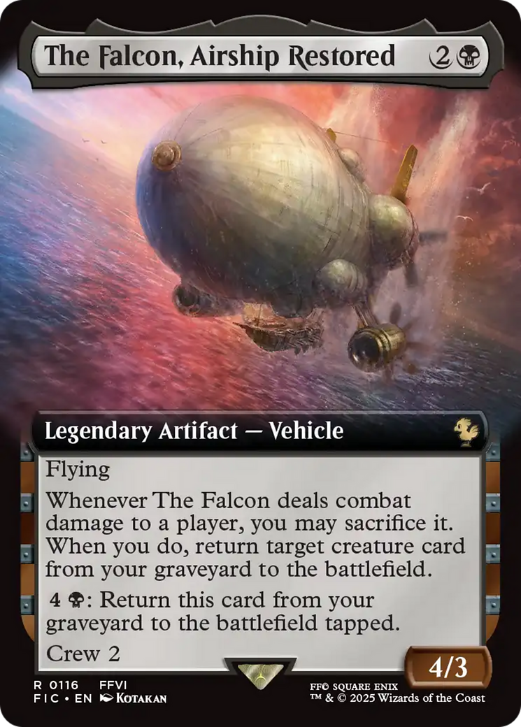 The Falcon, Airship Restored (Extended Art) [FINAL FANTASY Commander] | I Want That Stuff Brandon