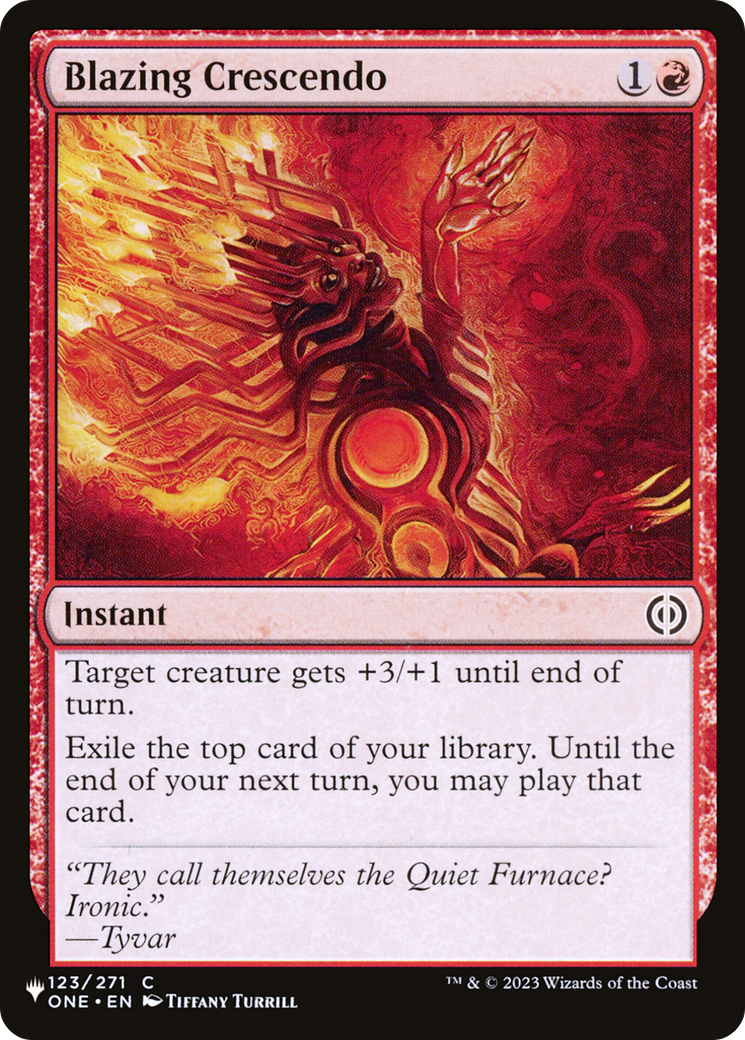 Blazing Crescendo [The List Reprints] | I Want That Stuff Brandon