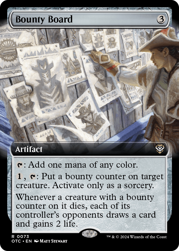 Bounty Board (Extended Art) [Outlaws of Thunder Junction Commander] | I Want That Stuff Brandon