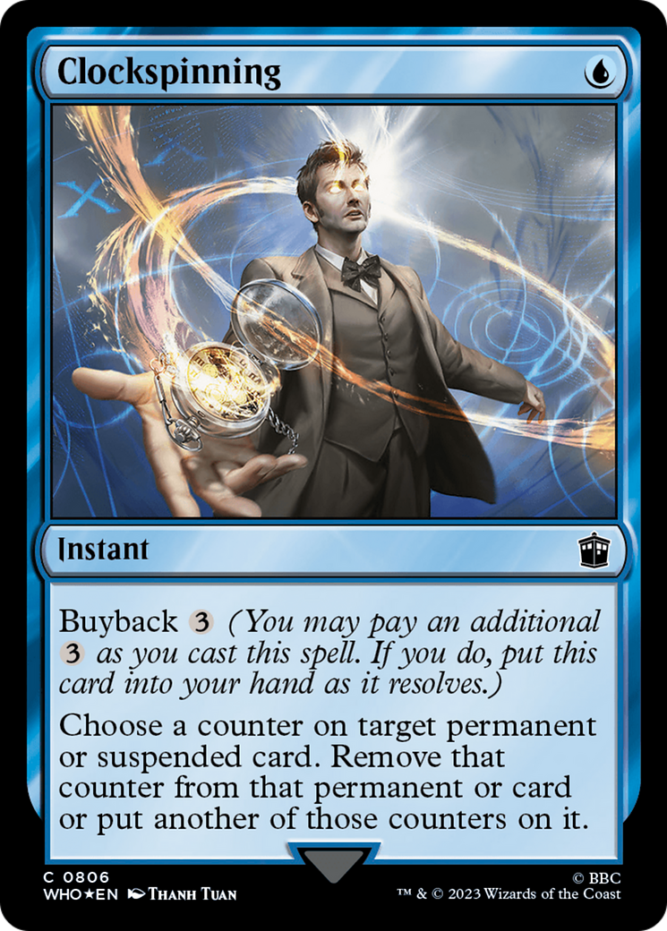 Clockspinning (Surge Foil) [Doctor Who] | I Want That Stuff Brandon