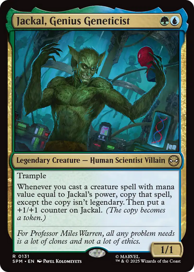 Jackal, Genius Geneticist [Marvel's Spider-Man] | I Want That Stuff Brandon