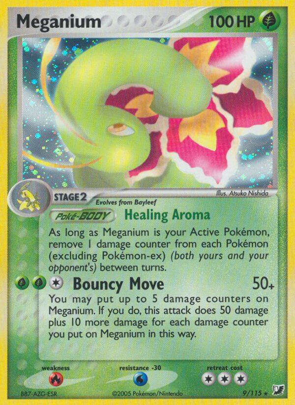 Meganium (9/115) (Theme Deck Exclusive) [EX: Unseen Forces] | I Want That Stuff Brandon