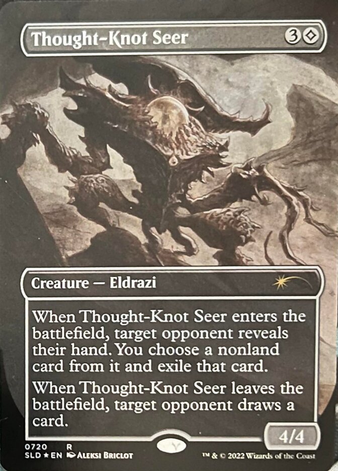 Thought-Knot Seer (720) (Borderless) [Secret Lair Drop Promos] | I Want That Stuff Brandon