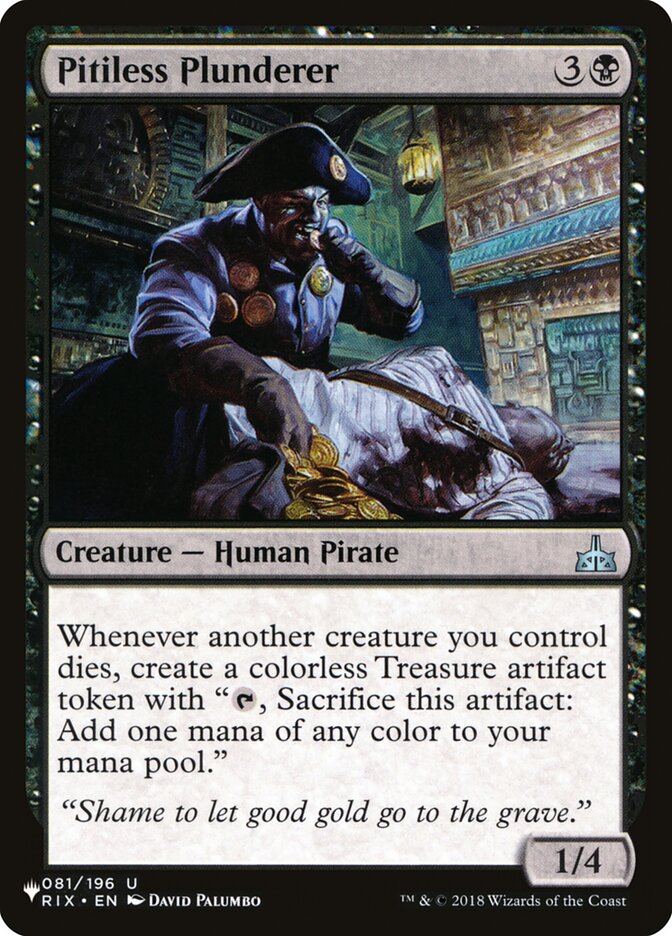 Pitiless Plunderer [The List] | I Want That Stuff Brandon