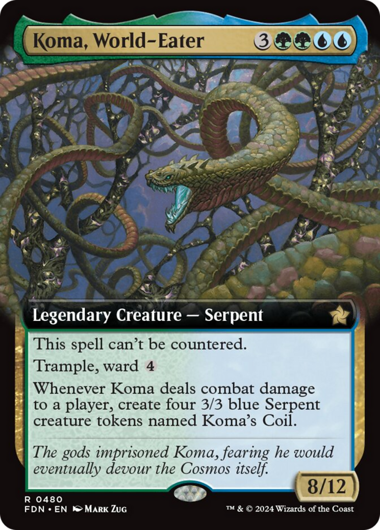 Koma, World-Eater (Extended Art) [Foundations] | I Want That Stuff Brandon