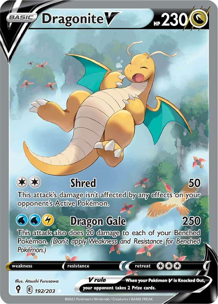 Dragonite V (192/203) [Sword & Shield: Evolving Skies] | I Want That Stuff Brandon