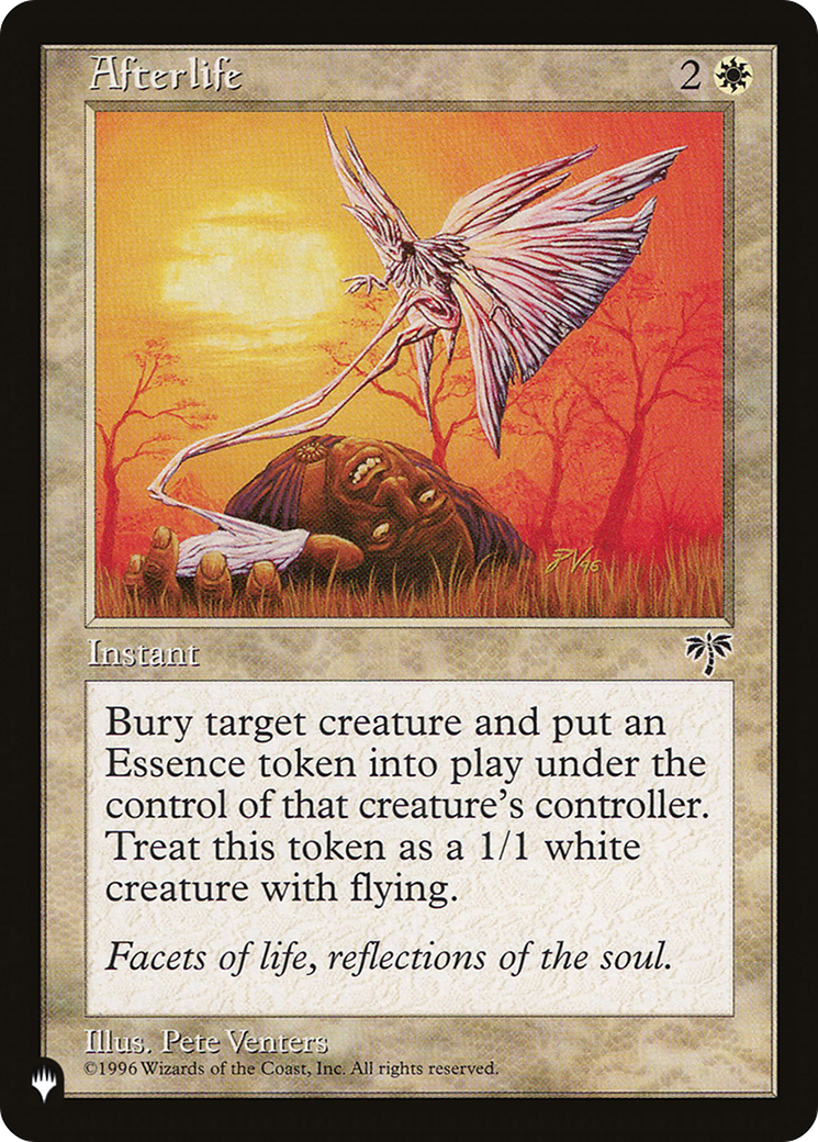 Afterlife [The List Reprints] | I Want That Stuff Brandon