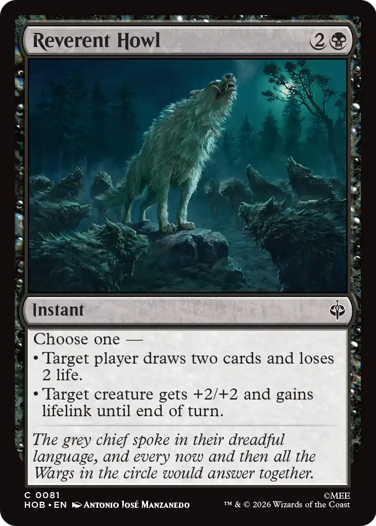 Reverent Howl [The Hobbit] | I Want That Stuff Brandon