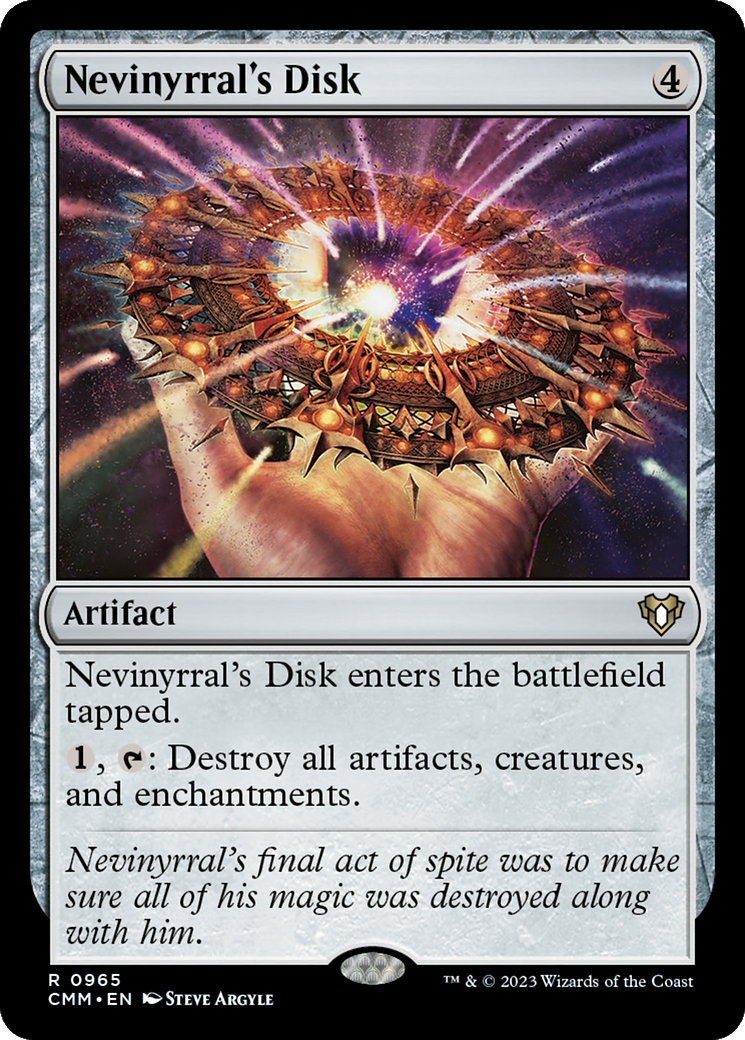 Nevinyrral's Disk [Commander Masters] | I Want That Stuff Brandon
