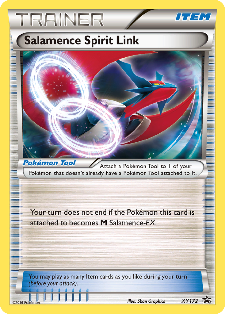 Salamence Spirit Link (XY172) [XY: Black Star Promos] | I Want That Stuff Brandon
