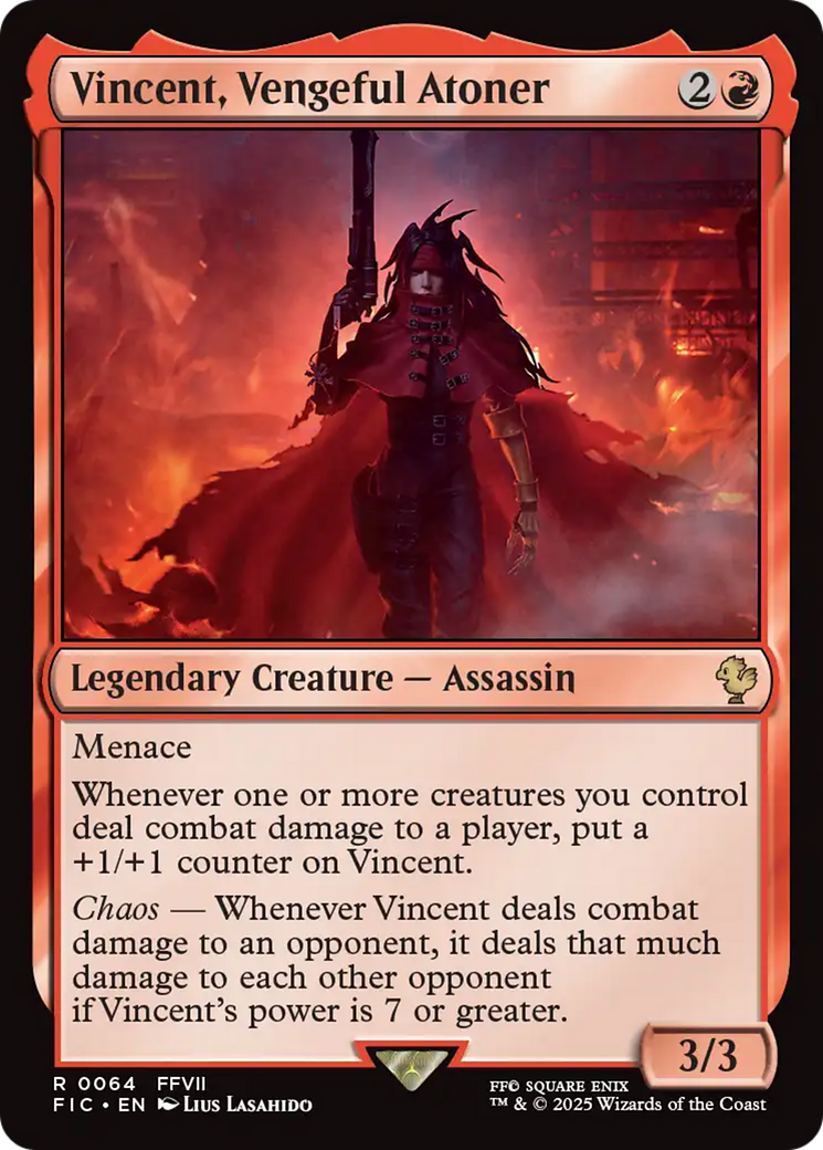 Vincent, Vengeful Atoner [FINAL FANTASY Commander] | I Want That Stuff Brandon