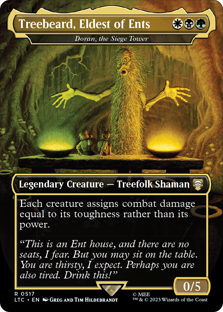 Treebeard, Eldest of Ents - Doran, the Siege Tower (Borderless) [The Lord of the Rings: Tales of Middle-Earth Commander] | I Want That Stuff Brandon