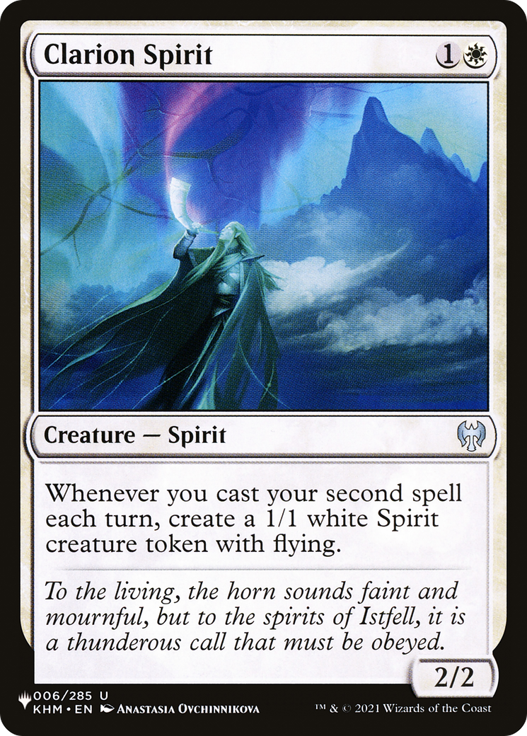 Clarion Spirit [The List Reprints] | I Want That Stuff Brandon