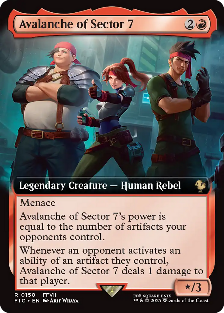 Avalanche of Sector 7 (Extended Art) [FINAL FANTASY Commander] | I Want That Stuff Brandon