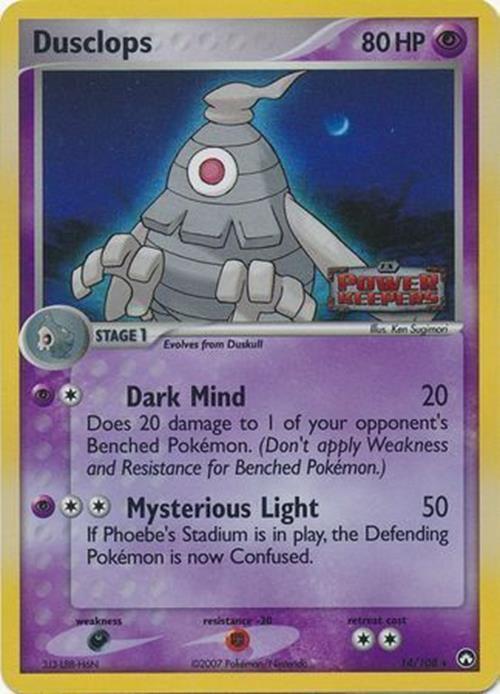 Dusclops (14/108) (Stamped) [EX: Power Keepers] | I Want That Stuff Brandon