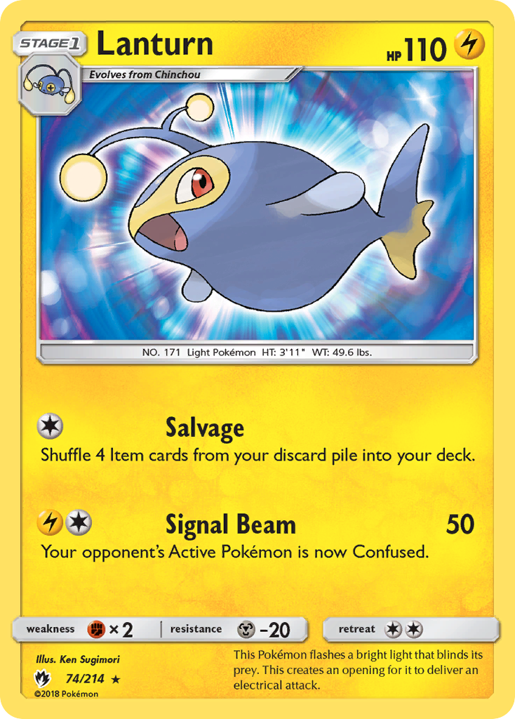 Lanturn (74/214) [Sun & Moon: Lost Thunder] | I Want That Stuff Brandon