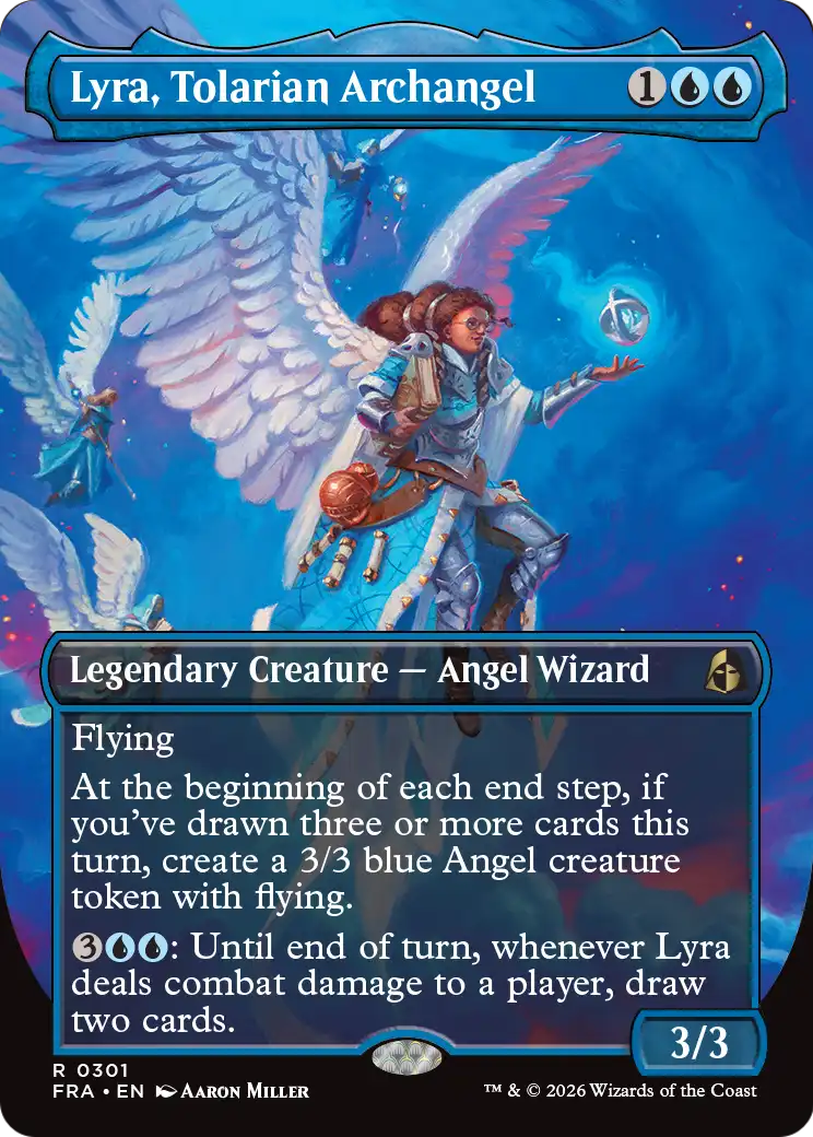 Lyra, Tolarian Archangel (Borderless) [Reality Fracture] | I Want That Stuff Brandon