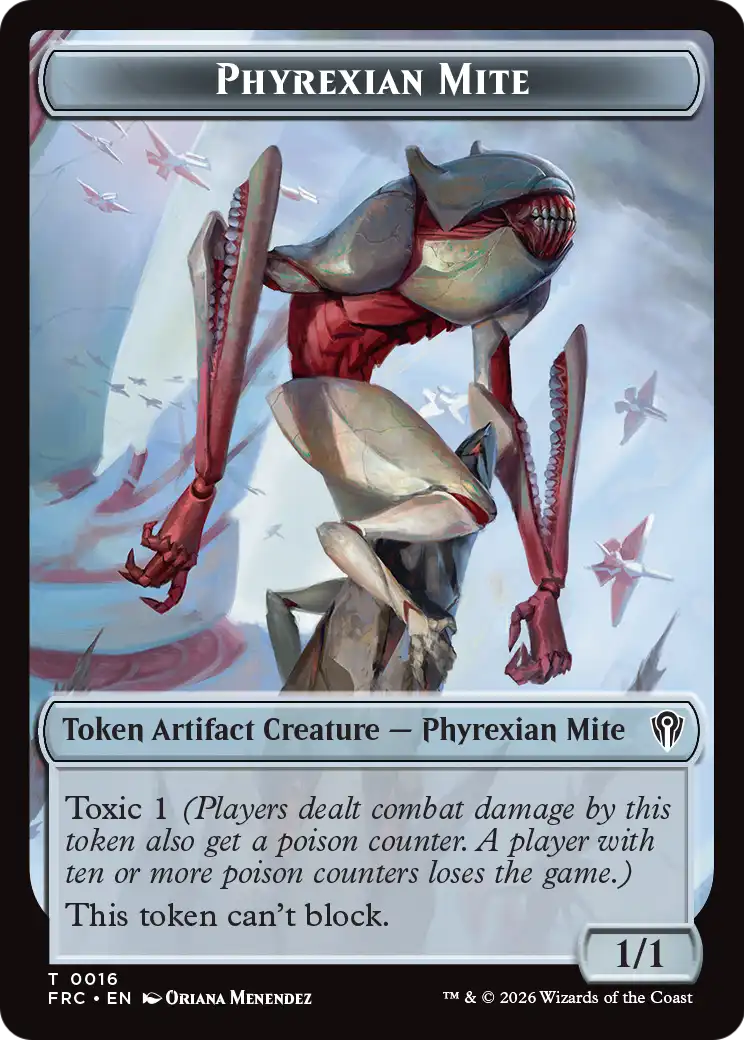 Kobolds of Kher Keep // Phyrexian Mite Double-Sided Token [Reality Fracture Commander Tokens] | I Want That Stuff Brandon