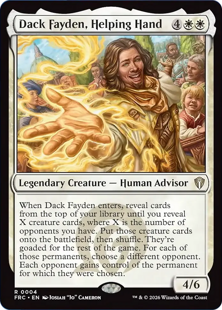 Dack Fayden, Helping Hand [Reality Fracture Commander] | I Want That Stuff Brandon
