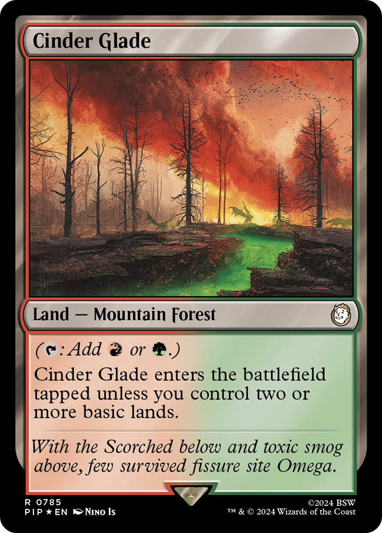 Cinder Glade (Surge Foil) [Fallout] | I Want That Stuff Brandon