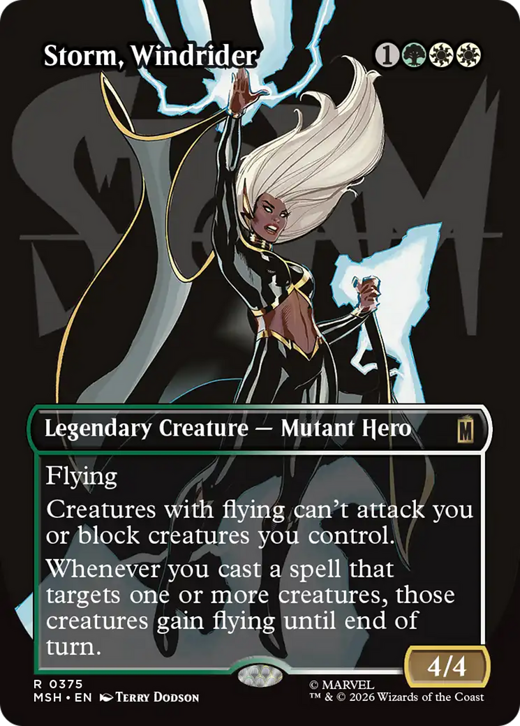 Storm, Windrider (Borderless) [Marvel Super Heroes] | I Want That Stuff Brandon