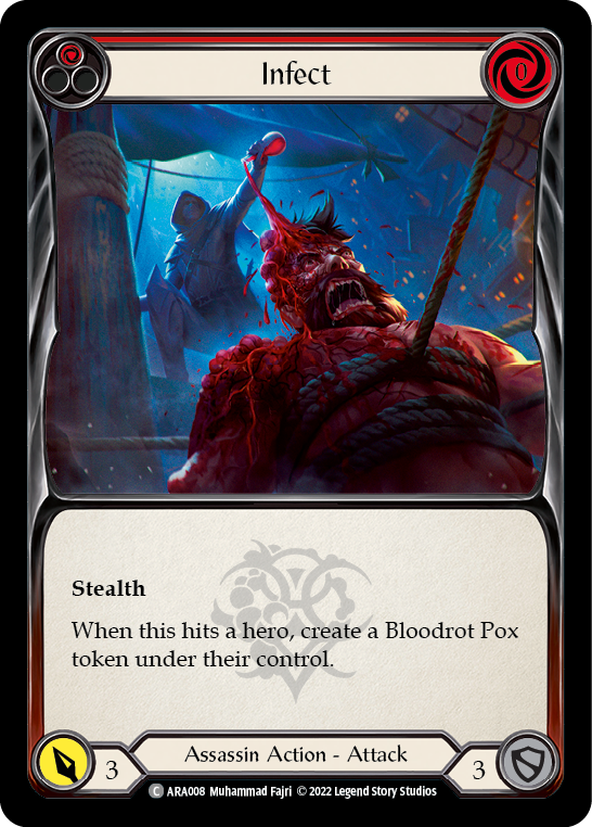 Infect (Red) [ARA008] (Outsiders Arakni Blitz Deck) | I Want That Stuff Brandon