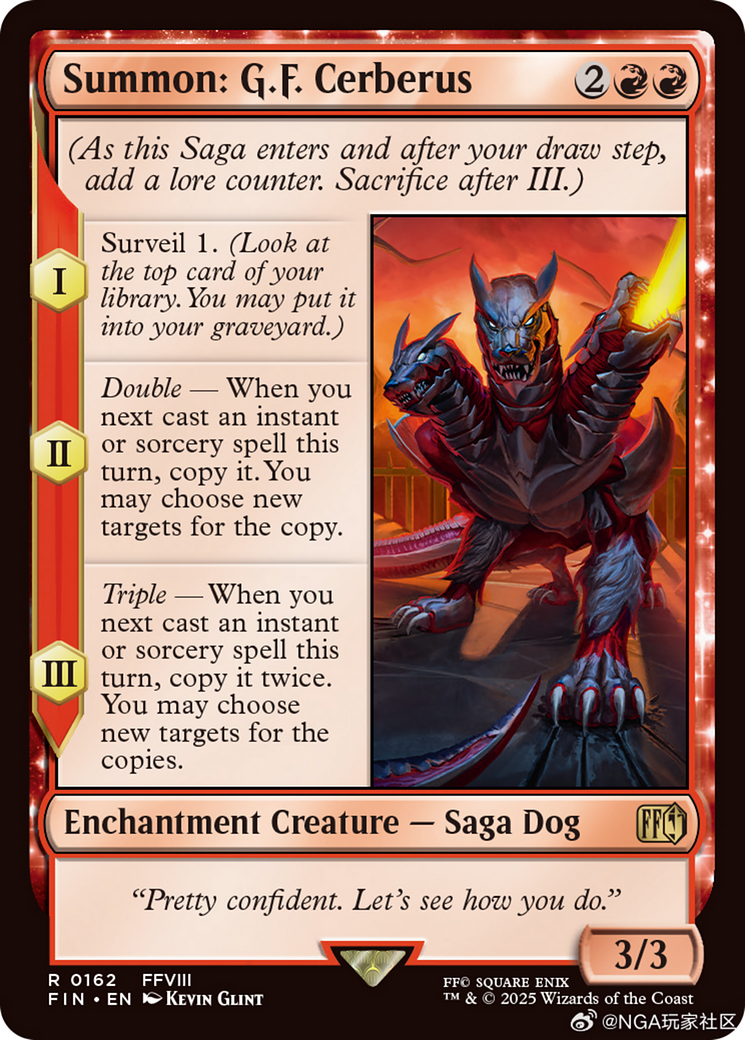 Summon: G.F. Cerberus [FINAL FANTASY] | I Want That Stuff Brandon