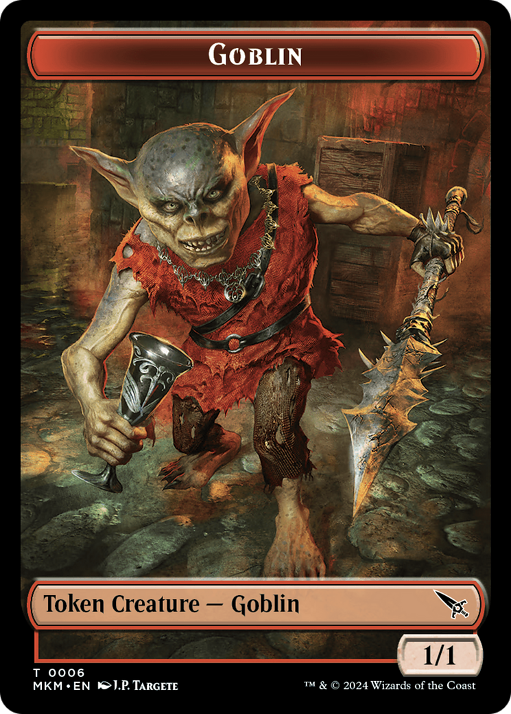 Detective // Goblin Double-Sided Token [Murders at Karlov Manor Tokens] | I Want That Stuff Brandon