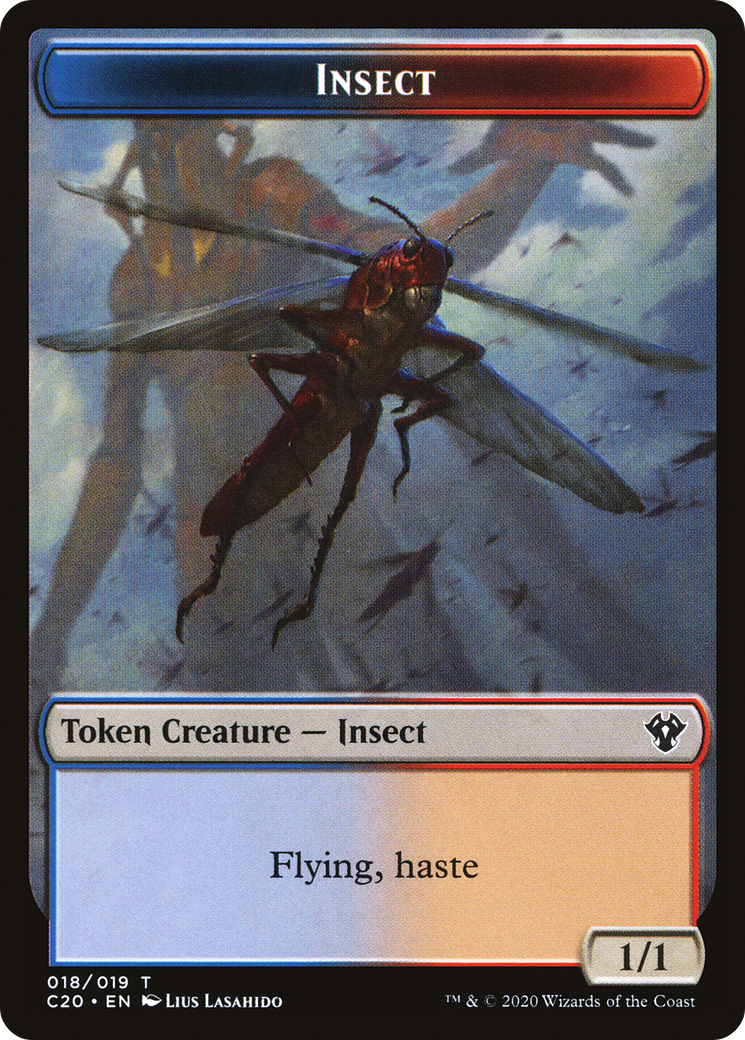 Treasure // Insect Double-Sided Token [Secret Lair: Heads I Win, Tails You Lose Tokens] | I Want That Stuff Brandon