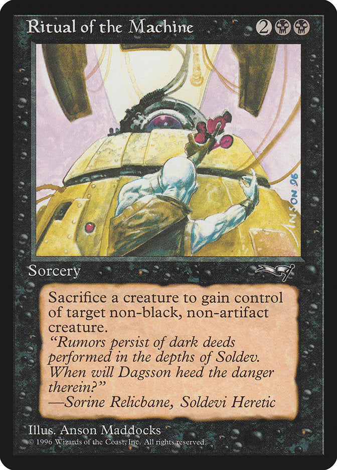 Ritual of the Machine [Alliances] | I Want That Stuff Brandon
