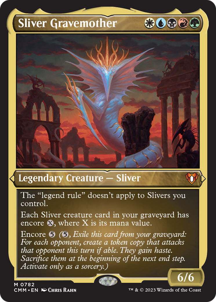 Sliver Gravemother (Display Commander) (Foil Etched) [Commander Masters] | I Want That Stuff Brandon