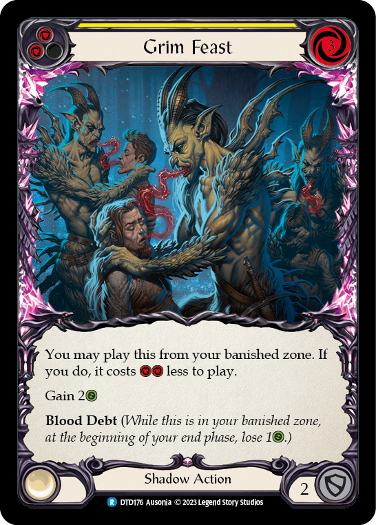 Grim Feast (Yellow) [DTD176] (Dusk Till Dawn) | I Want That Stuff Brandon