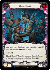 Grim Feast (Yellow) [DTD176] (Dusk Till Dawn)  Rainbow Foil | I Want That Stuff Brandon