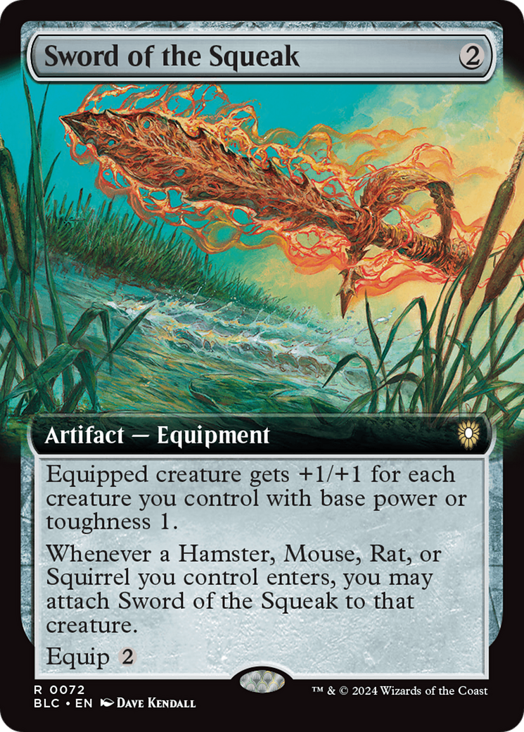 Sword of the Squeak (Extended Art) [Bloomburrow Commander] | I Want That Stuff Brandon