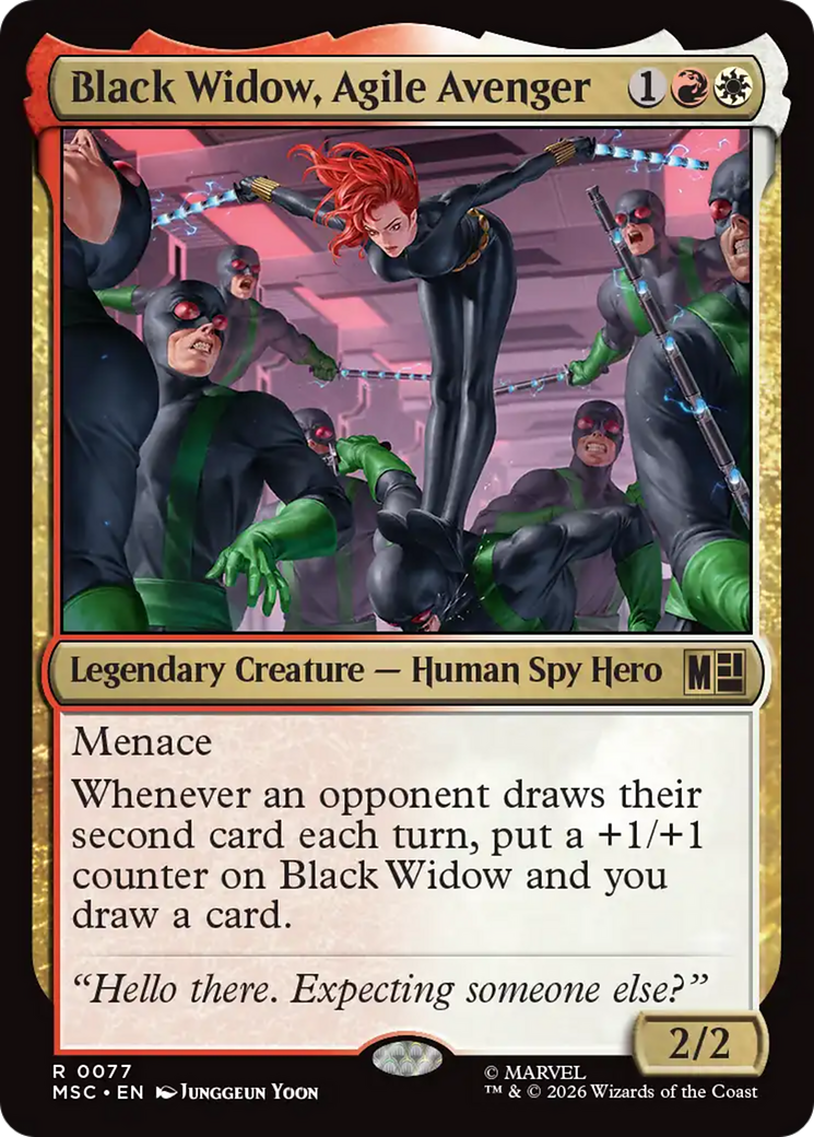 Black Widow, Agile Avenger (Surge Foil) [Marvel Super Heroes Commander] | I Want That Stuff Brandon