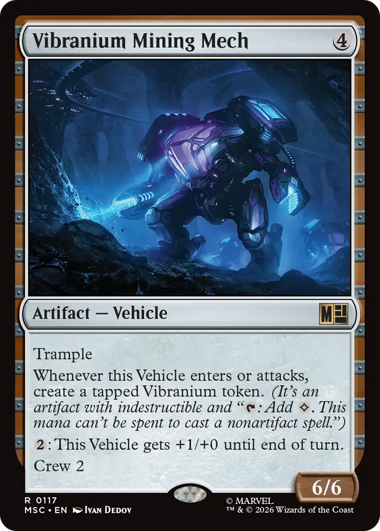 Vibranium Mining Mech (Surge Foil) [Marvel Super Heroes Commander] | I Want That Stuff Brandon