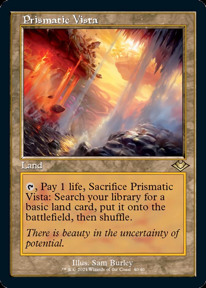 Prismatic Vista (Retro Foil Etched) [Modern Horizons] | I Want That Stuff Brandon