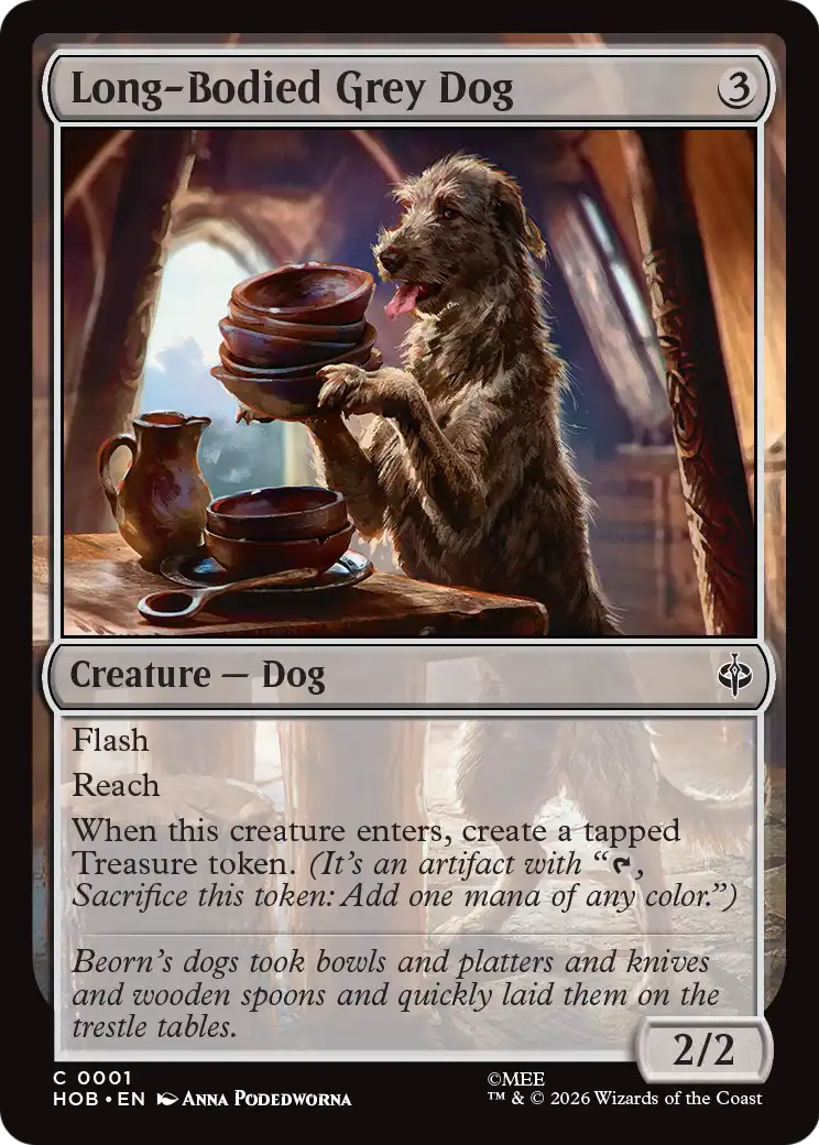 Long-Bodied Grey Dog [The Hobbit] | I Want That Stuff Brandon