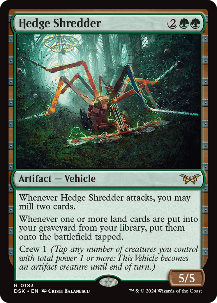 Hedge Shredder [Duskmourn: House of Horror] | I Want That Stuff Brandon